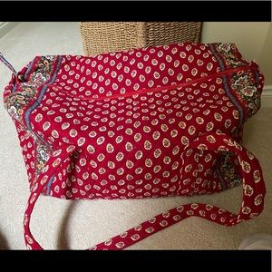 Vera Bradley Red Leaf Extra Large Duffel Bag